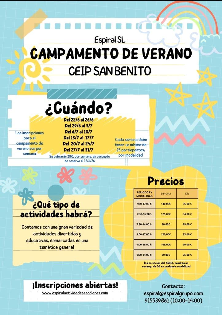 Infoampa: CAMPAMENTO DE VERANO 🏖️🌞