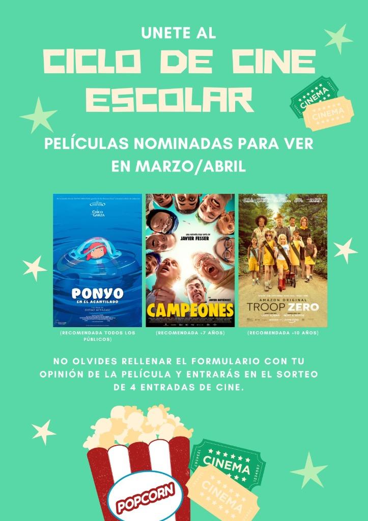 🎬 SEGUNDO LANZAMIENTO: CICLO DE CINE EN FAMILIA