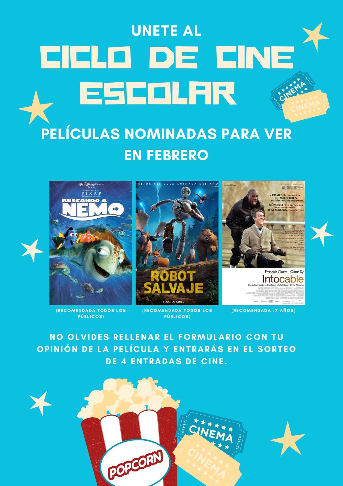 🎬 CICLO DE CINE EN FAMILIA
